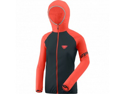 28848 dynafit alpine wind vetrovka damska hot coral