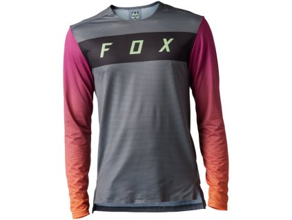 Cyklistický dres FOX Flexair LS Jersey Arcadia - P (Varianta L)