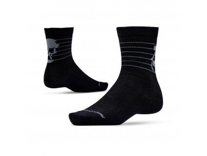 skully black socks