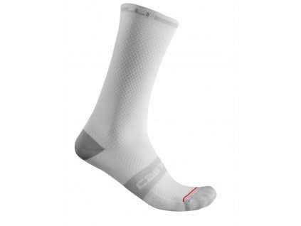CASTELLI ponožky SUPERLEGGERA T 18cm bílé