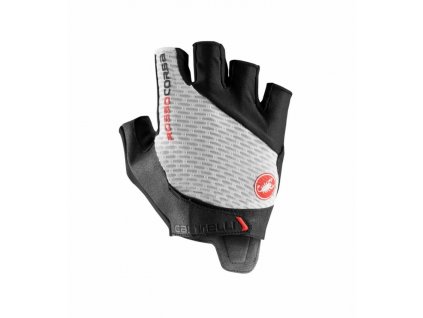 CASTELLI rukavice Rosso Corsa pro V bíločerné uni