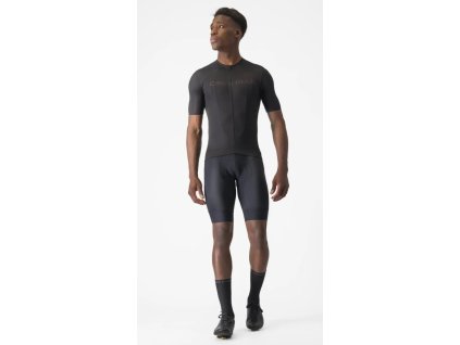 CASTELLI dres kr.rukáv ELEMENTS pánský light black (Varianta XXL)