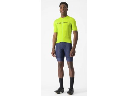 CASTELLI dres kr.rukáv ELEMENTS pánský electric li (Varianta XXL)
