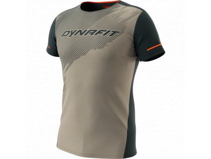 DYNAFIT ALPINE triko kr.r.pánské rock khaki (Varianta XXL)