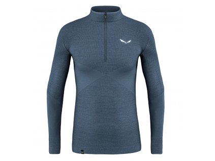 SALEWA triko dl.r.ZEBRU MEDIUM WARM pánské dark de (Varianta XL)