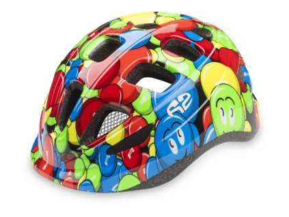 Dětská helma R2 Bunny lesklá neon zelená,modrá,čer_1