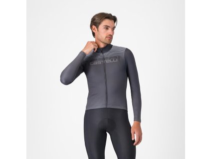 CASTELLI dres APICE thermal s dl.r.pánský gray (Varianta XXL)