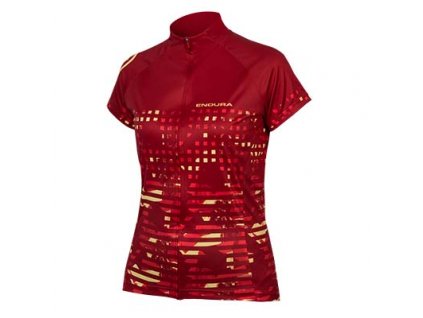 ENDURA Wms Hummvee ray dres dámský red M (Varianta 4)