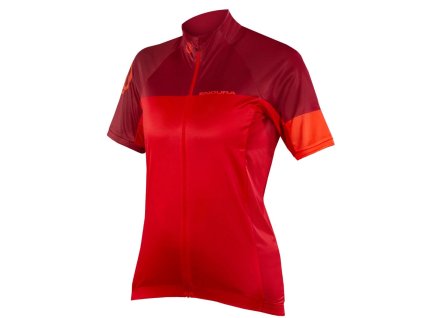 ENDURA Wms Hummvee ray dres dámský red L (Varianta L)