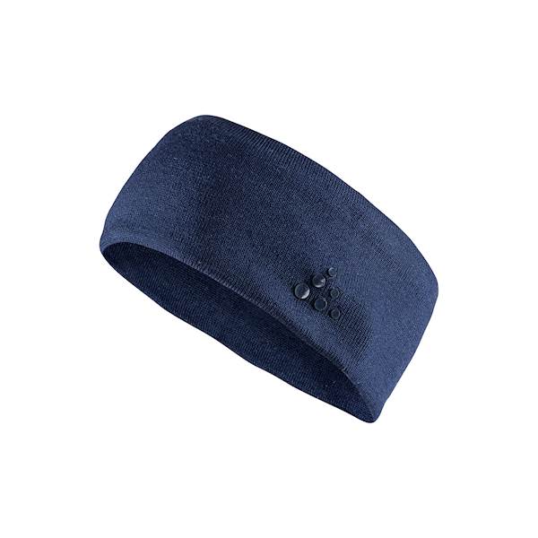 CRAFT Čelenka Power 100% merino vlna modrá