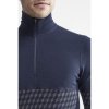 CRAFT merino 240 zip triko dl.r.pánské tm.modré jumpsport 2