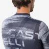 CASTELLI dres kr.rukáv STRATUS LOGO twilight blue
