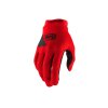 rukavice 100% RIDECAMP YOUTH red (Varianta M)
