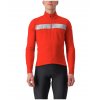 CASTELLI cyklobunda RADDOPPIA 3 pánská red/silver (Varianta L)