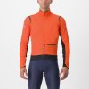 CASTELLI bunda ALPHA DOPPIO RoS pánská orange (Varianta 3XL)