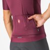 CASSTELLI dres kr.rukáv ESPRESSO pánský bordeaux