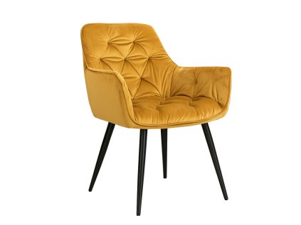 Jedálenská stolička Kelly - horčicová