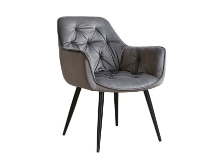 Jedálenská stolička Kelly - sivá