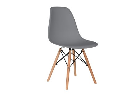 Jedálenská stolička Theo - sivá