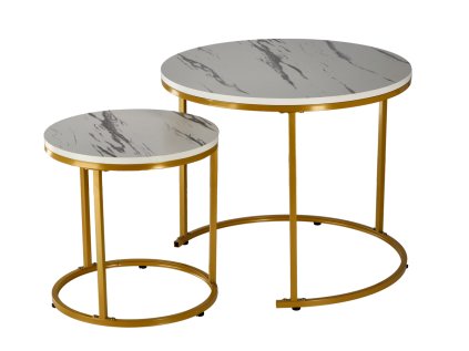 Konferenčné stolíky Paula - biela