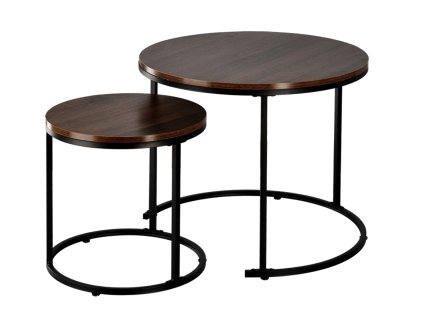 Konferenčné stolíky Paula - hnedá