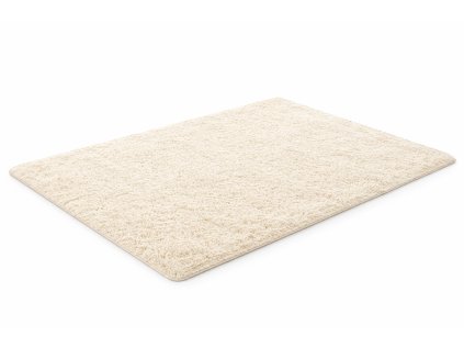 Béžový obdĺžnikový shaggy koberec Lana