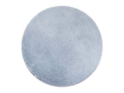 Sivý okrúhly koberec Alpaka