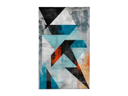 Vzorovaný obdĺžnikový koberec Novia