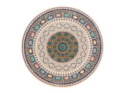 Okrúhly vzorovaný koberec Oriental