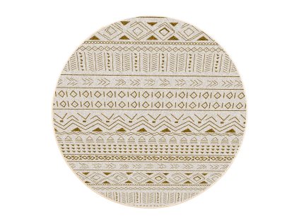 Okrúhly vzorovaný koberec Sahara