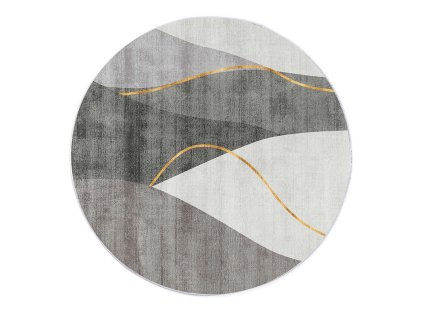 Okrúhly vzorovaný koberec Stela