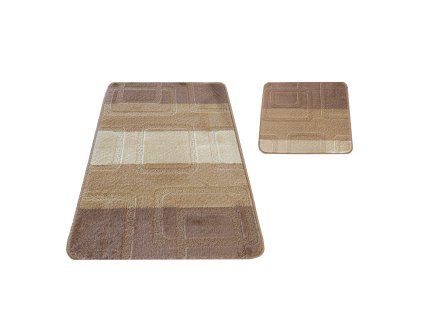 Kúpeľňová sada koberčekov Montana 04N - béžová