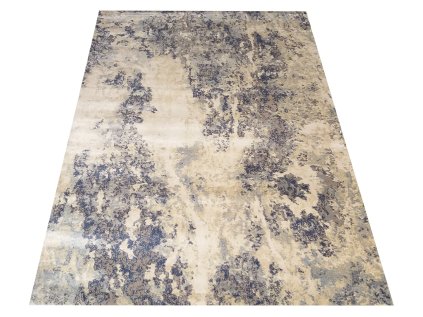 Béžový moderný koberec s abstraktným vzorom Milas PRI 11C-CB