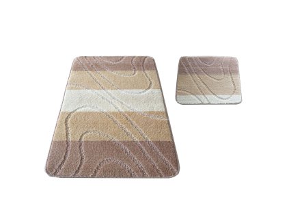 Kúpeľňová sada koberčekov Montana 05 - béžová