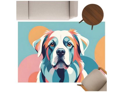 Dizajnový koberec Dog