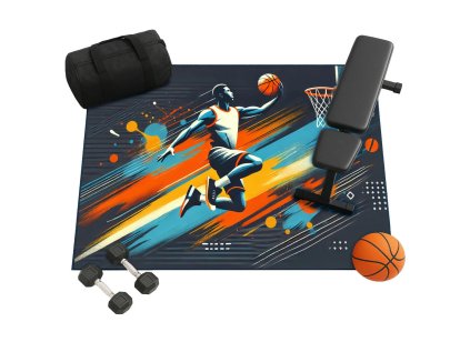 Dizajnový koberec Basketbal