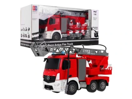 Mercedes-Benz Antos 2.4G hasičský automobil 1:20 Double E