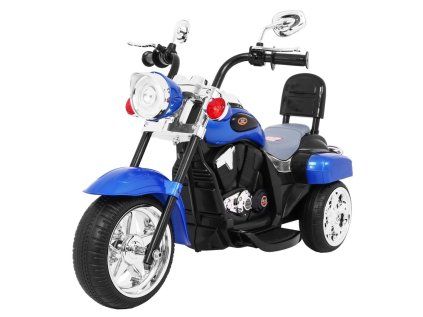 Motorka Chopper NightBike modrá