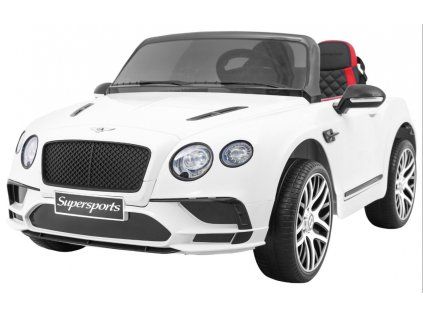 Detské elektrické autíčko Bentley Continental biele