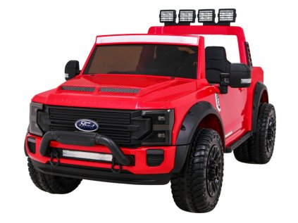 Ford Super Duty Červený pickup