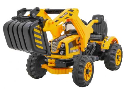 Vozidlo rýpadlo traktor žltá