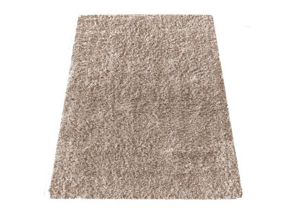 Karamelový protišmykový shaggy koberec Camel