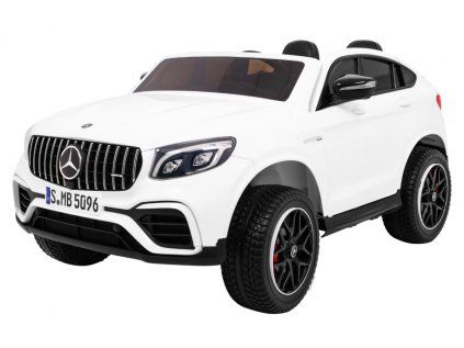 Mercedes GLC 63S detské auto Biele SUV + pohon 4x4
