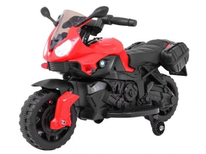 Tieňový motocykel červený