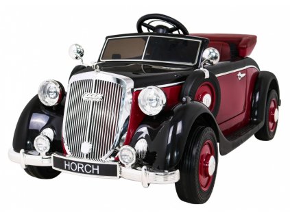 Retro Audi Horch 930V Červené vozidlo