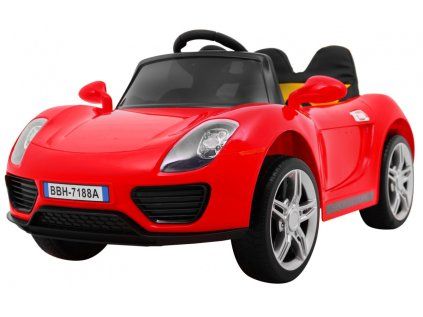 Vozidlo Roadster červené