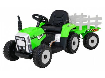Traktor s prívesom BLOW zelený