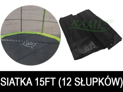 Trampolínová sieť 15FT Black