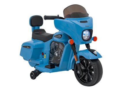 Modré vozidlo Chopper INDIAN