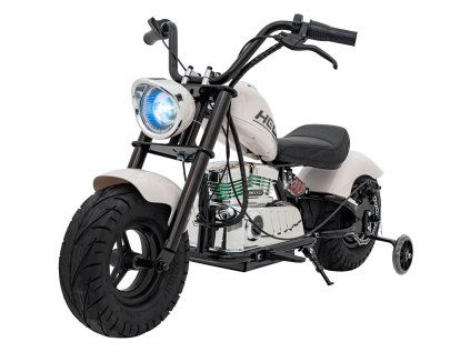 Motocykel Chopper Warrior White